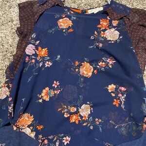 Sheer Floral blouse